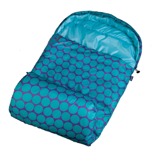 Wildkin Aqua Big Dot Stay Warm Sleeping Bag