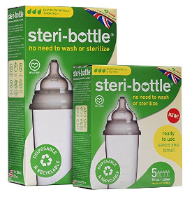 Steribottle Disposable Baby Bottles